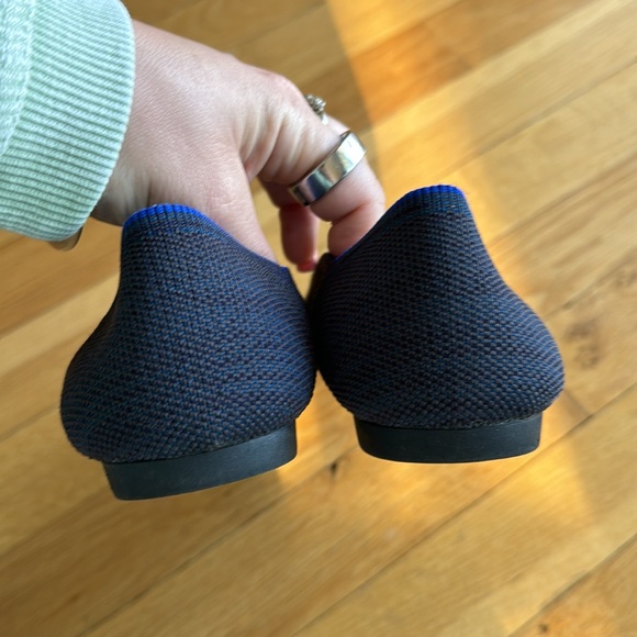 Rothy’s the Point Navy Ballet Flats - Size 9 - Picture 7 of 8